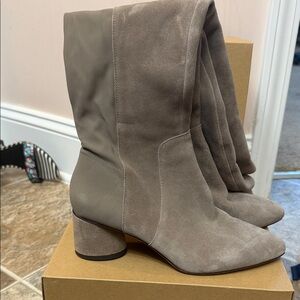 ANTONIO MELANI Taupe Heeled Boots